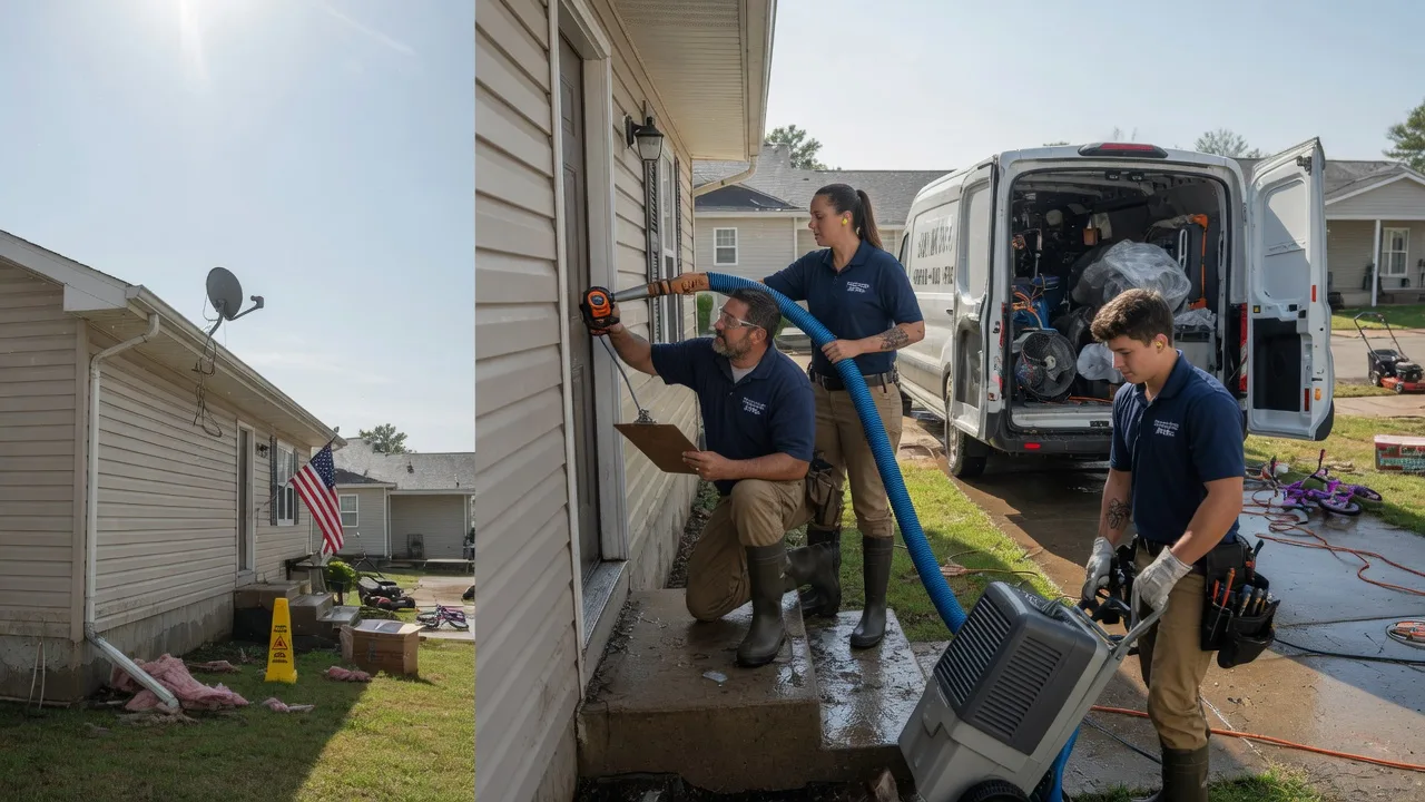 Ceiling Water Damage Restoration in Earlville, IA near me